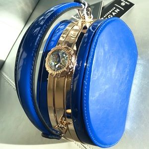 La Terre Fashion Vegan Patent Leather Handbag